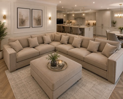 Premium large corner sofa - premium,