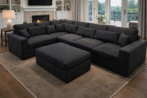 Luxury ruby corner sofa - corner,