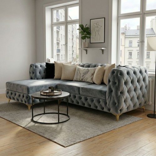 Plush steel grey shape - plush,