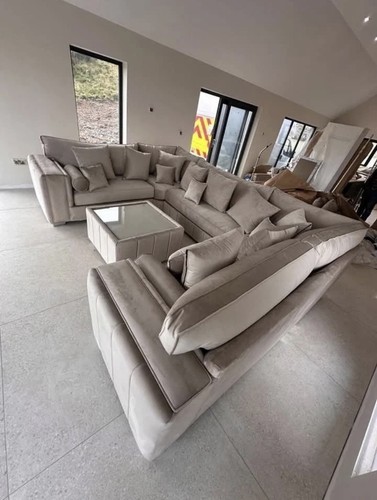 Shape corner sofa - beige,