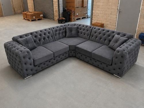 2c2 plush steel corner sofa - 2c2, 5