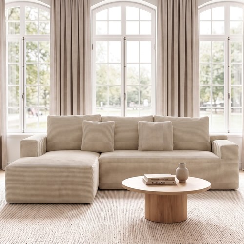 Corduroy shaped corner - corduroy, l
