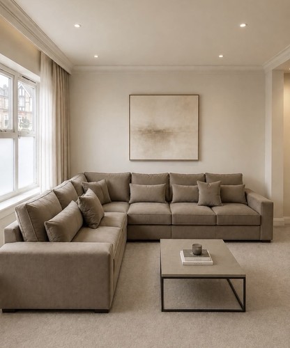 Large shaped corner sofa - corner,