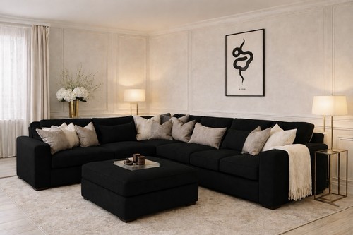 Luxury ruby corner sofa - luxury|,