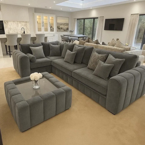 Grey lilly corner - corner, high