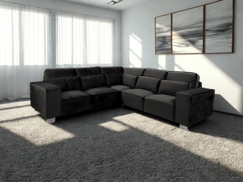 Large corner sofa shaped - l,