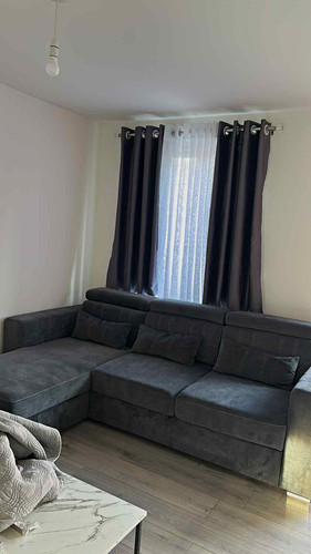 Grey velvet corner - grey,