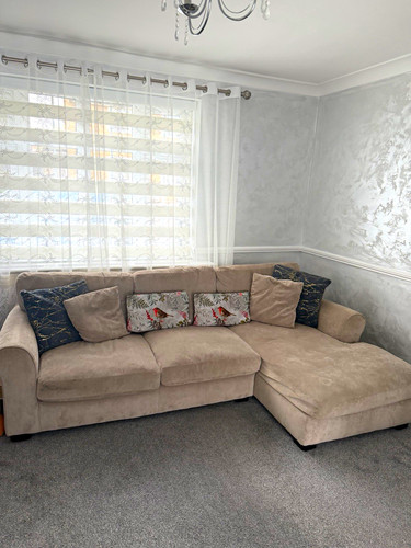 Beige 100 cotton - beige, corner