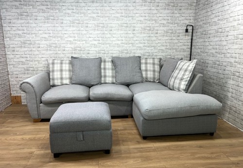 Dfs owen grey corner sofa - owen,