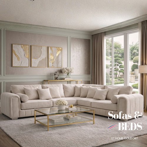Luxury lilly corner sofa full - corner,