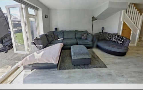 Dfs grey fabric corner - grey,