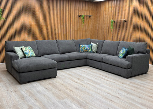 Daniel corner sofa charcoal - 'daniel',
