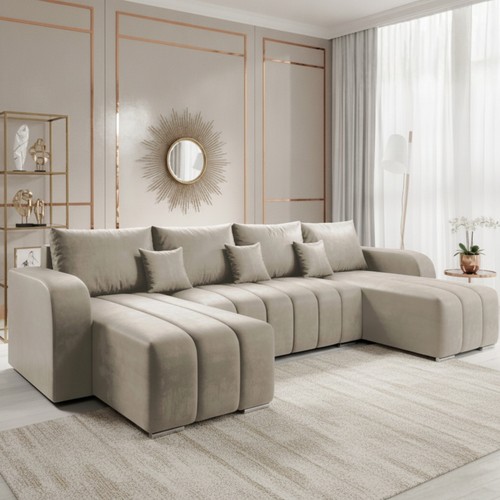 Shaped corner sofa - u-shaped, u