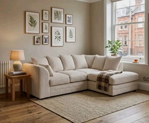 Shaped chaise corner sofa - corner,