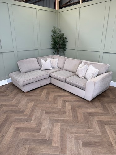 Cream velvet dfs orka left - orka,