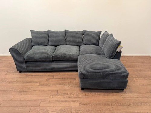 Harry large grey fabric - grey, right